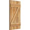 Ekena Millwork Joined Board-n-Batten Shutters w/Z-Bar, Rough Sawn Western Red Cedar, 16 1/8W x 30H, PR RBJ06Z16X030RWR - alternate 4